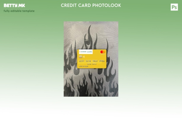 Модерен стил на предниот шаблон за фото изглед на мастер карта на Египетската ба